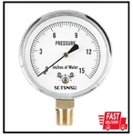To 15 Inches Of Water Column Pressure Gauge Capsule Measurement System 2.5. Fixed Price $21.97.