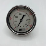 Weiss Instruments LF251-600-4B Pressure Gauge 0-600PSI 1/4" Npt Flanged. Fixed Price $19.92.