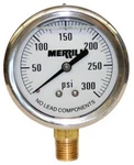 Merrill PGLNL300 Pressure Gauge 2.5" Psi 1/4" Mpt Differential. Fixed Price $28.01.