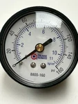 Coilhose Pneumatics 2" Gauge 8800-160 160PSI 1/4" Npt. Fixed Price $16.00.
