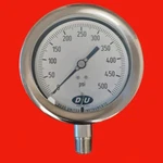 Duro 4207-1033-CERT Industrial Pressure Gauge: To 500 Psi, 1/2 Dial,. Fixed Price $164.00.