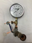 Stainless Steel Pressure Gauge, Trerice 52-2873 With Hardware. Fixed Price $54.00.