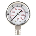Commercial Pressure Gauge, 1, 000 Psi, 2 In Dial, 1/4 Npt, Bottom. Fixed Price $12.55.