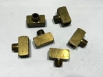 (6) 3600X6 Weatherhead Brass 3/8" Male Branch Tee. Fixed Price $34.99.
