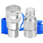 Cplbrb 3/8 Npt Flat Face Hydraulic Quick Connect Couplers/couplings With Du.... Fixed Price $42.81.