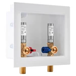 Seckwhale Washing Machine Outlet Box With Stainless Steel Water Hammer Arrest.... Fixed Price $48.82.