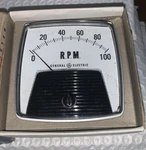 General Electric Rpm Panel Meter Type. D0-91 New Open Box. Fixed Price $53.99.