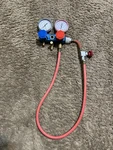 Imperial 4-VALVE Mechanical Manifold Gauge Set. Fixed Price $15.00.