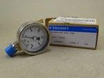 Ashcroft 50MM (2") Stainless Gauge Psi 1/4" Npt, 50-1008S-02L-XSG-200#. Fixed Price $29.00.