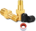 Godeson 1/8" Npt Tank Valve, Anti-corrosion Brass Schrader With Male. Fixed Price $10.79.