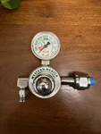 Western Enterprises M1-540-P Series Preset Pressure Gauge Regulators, Oxygen. Fixed Price $120.00.