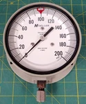 Moeller Inst SGE4M14N 0-200 Psig Shock-resistant Pressure Gauge 6685-01-047-5116. Fixed Price $190.00.