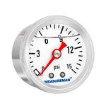 Measureman 1-1/2" Dial Size, Glycerin Filled Fuel Pressure Gauge, 304 0-15PSI. Fixed Price $26.74.