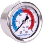 Measureman 2" Dial Size, Liquid Filled Pool Filter Pressure Gauge, 304 Stainless. Fixed Price $21.94.
