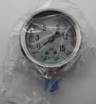 V-rain PG15SS 2-1/2" Glycerin Filled Pressure Gauge 1/4" Npt Lower Mount 0-15PSI. Fixed Price $18.00.