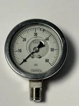Noshok Pressure Gauge Psi, 1/4" Mnpt Bottom Mount 25-500-60-PSI. Fixed Price $60.00.