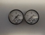 Wika , Lot Of Pressure Guages 110.10 1/2" 200 Psi Conn: 1/8" Npt Cbm. Fixed Price $30.00.