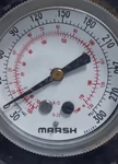 Marsh Instrument Co. #5808 R-12 R-22 0-300 Psi Pressure Gauge Dash Mount. Fixed Price $5.50.