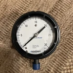 Ashcroft Duragauge 45-1279-AS-04L-XLL-30# Brz Tube / Brass Skt New. Fixed Price $55.00.