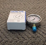 Senctrl Y.6WGL04.0/160#: 0-160 Psi Glycerine Filled Pressure Gauge 1/4" Npt. Fixed Price $20.99.