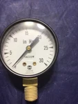 Ametek Gauge 1.5" Air Pressure 30 Psi P500 1/8 Cbm Spec 146011. Fixed Price $13.95.