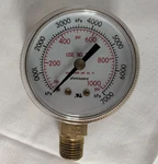 Ametek Pressure Gauge 0-1000PSI (7000KPA) 2" Face 1/4" Npt Bottom Mount. Fixed Price $13.18.