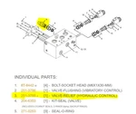 251-3785 Cat Relief Valve For 311-6358 / 236-7614 CB534D CB564D D3B2. Fixed Price $175.00.