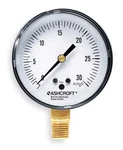 Ashcroft 25 1490A 02L 30" H20 Pressure Gauge, To In Wc, 1/4 Mnpt,. Fixed Price $74.55.
