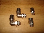 4 Eaton Weatherhead 5/16" Tube X 1/8" Mpt Swivel Male 2 Elbow Push-to-connect. Fixed Price $29.99.