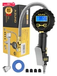 Azuno Digital Tire Inflator With Pressure Gauge, Standard 7-PIECE Set. Fixed Price $37.99.