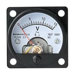 Baomain Analog Dial Panel Voltmeter Gauge SO-45 0-15V Round Black. Fixed Price $12.31.