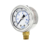 Liquid Filled Lower Mount Pressure Gauge With 2" Dial, 0-160 Psi, 1/4" Male Npt. Fixed Price $386.33.