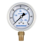 Measureman 21/2 Inch Water Pressure Gauge, 060 Psi, Silicone Oil Filled, Allw.... Fixed Price $14.38.