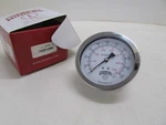New. Winters Industrial Pressure Gauge: Field-fillable, To 1,000 Psi. Fixed Price $49.00.