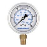 Measureman 2-1/2 Inch Air Pressure Gauge, 0-100 Psi, Silicone Oil Filled, Hea.... Fixed Price $15.03.