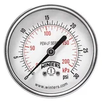 Winters PEM1437LF Lead-free Pressure Gauge, To 30 Psi, 1/2 Dial, 1/4. Fixed Price $14.29.