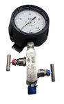 Wika Xsel 232.34 4.5" Pressure Gauge 40BAR 1/2" Npt, TAG/910.13/3.1++ & Manifold. Fixed Price $299.99.