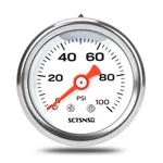 Sctsnsr 0100 Psi Fuel Pressure Gauge, 1.5" Dial Size, 1/8" Npt Back Mount, St.... Fixed Price $19.80.