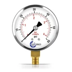2-1/2" Pressure Gauge, Chrome Plated Steel Case, Dry, 0-60 Psi/kpa, Lower Mou.... Fixed Price $37.02.