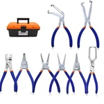 Toolution 8-PIECE Hose Clamp, Fuel Line, Electrical Disconnect Snap 8PCS Set. Fixed Price $51.77.