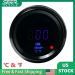 "52MM Car Digital Blue Led Oil Temperature Gauge With Switchable & Universal. Fixed Price $24.02.