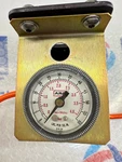 Aro 0-60 Lbs. Per Sq. In. 0-4.0 Bar 318-02 Rear Connect Pressure Gauge. Fixed Price $9.74.