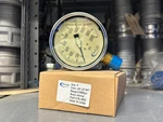 Chem Oil Inch Lm 1/2" Npt Liquid Filled 2000 Psi Pressure Gauge 210L-402O. Fixed Price $22.00.