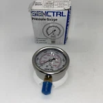 Senctrl Pressure Gauge 1/4" Npt Bottom Lower Mount Glycerin Filled 5000 Psi 2.5". Fixed Price $13.74.