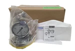 Wika 453.50 Pressure Gauge, 2" Cnx, 4" Dial, 4BAR, CL150 Rf, Ptfe, Si Filled. Fixed Price $399.99.