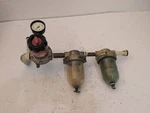 Vintage Schrader 3564-2000 Valve Assembly Norgen Green Safety Bowl Scovill Gauge. Fixed Price $59.99.