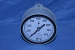 Weksler Instruments 0-800 Psig Oxygen Gauge # SA24-3P0F-RWAX & 6685-00-872-4770. Fixed Price $82.00.