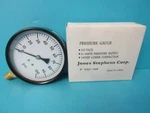 Jsc Jones Stephens Corp Pressure Gauge 3.5" Face 0-100 Psi 1/4" Lower G62-100. Fixed Price $8.30.