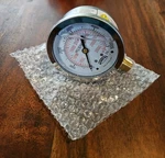 Winters 2-1/2" Dial Size, Liquid Filled Industrial Pressure Gauge, Brass Inte.... Fixed Price $21.43.