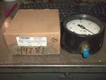 Ametek 1980 30 In Hg 155000 Gauge 1/4 Anpt Lm 4-1/2 Size Pressure (MM14). Fixed Price $25.00.